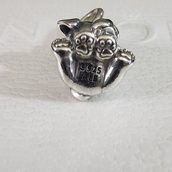 Labrador Puppy Dog Dangle CharmSterling silver - Picture 5 of 7